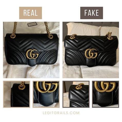 gucci marmont belt bag fake vs real|what makes gucci marmont bag.